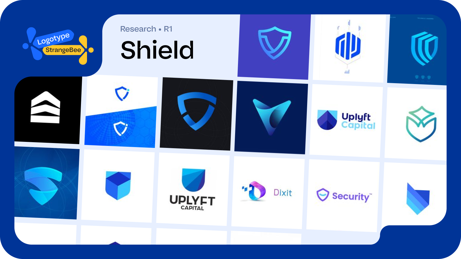 Company logo redesign - moodboard for the shield idea