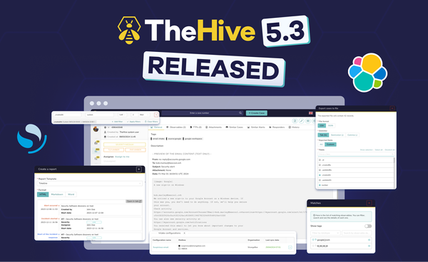 TheHive 5.3 is out and buzzing for even more efficiency